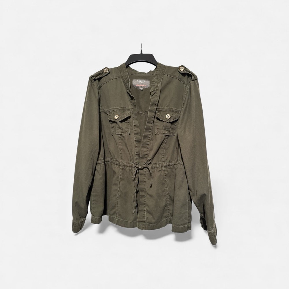 Torrid Utility Jacket in Army Green
